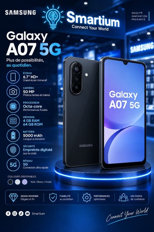 Samsung A07-5G 4-64Gb Ch