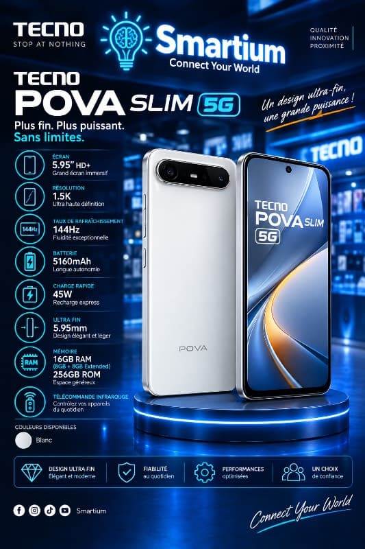 Tecno Pova Slim-5G 8+8-256Gb