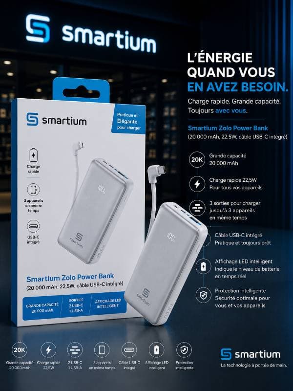 Anker Power Bank 12000mAh 22.5W A110EP21