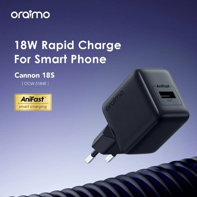Oraimo Chargeur 18W S4 Ocw-5184E-M53