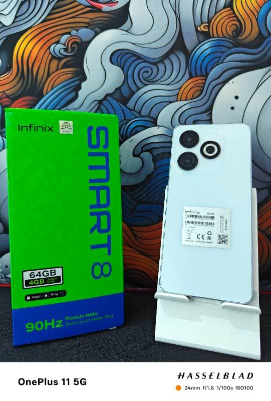 Infinix Smart8 2+2-64Gb Blanc