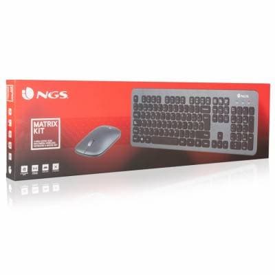 Ngs Clavier & Souris Bureautique Sans Fil Matrix