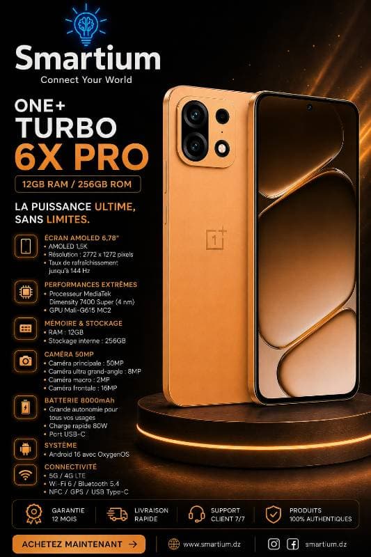 One+ Turbo 6X-PRO 12-256Gb
