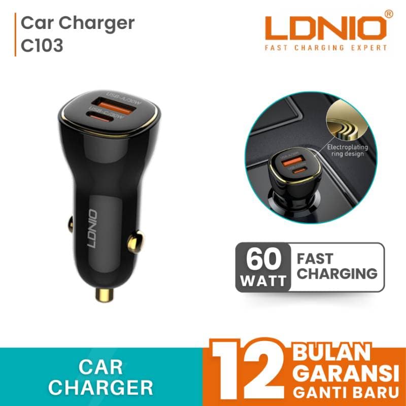 Ldnio Chargeur Auto 60W S4 C103